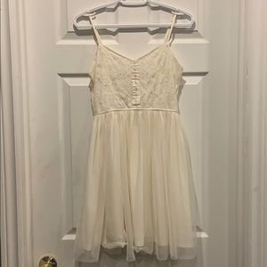Short tule/lace dress